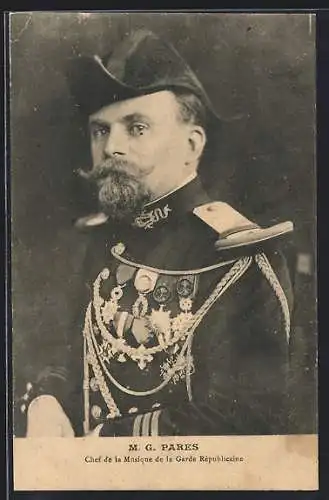 AK M. G. Pares, Chef de la Musique de la Garde Republicaine