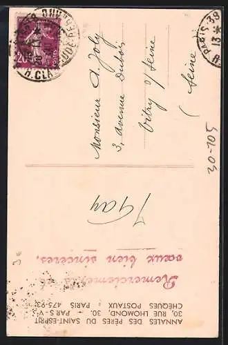 AK A. O. F., Nos vieux catechistes hevronnes, Propaganda
