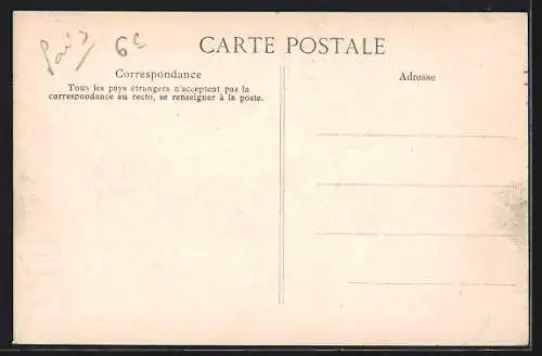 AK Paris, Crue de la Seine 1910, Rue Bonaparte inondée avec barques