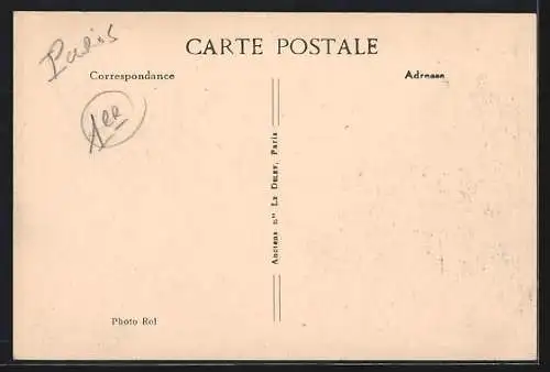 AK Paris, Crue de la Seine 1924, une pompe d`épuisement au Quai des Orfèvres