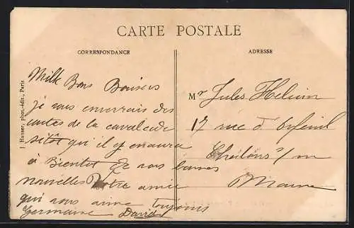 AK Paris, La Rue de Lyon sous l`eau lors de la crue de la Seine 1910