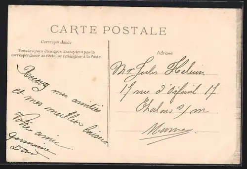 AK Paris, Crue de la Seine, Boulevard Diderot, le 29 Janvier 1910