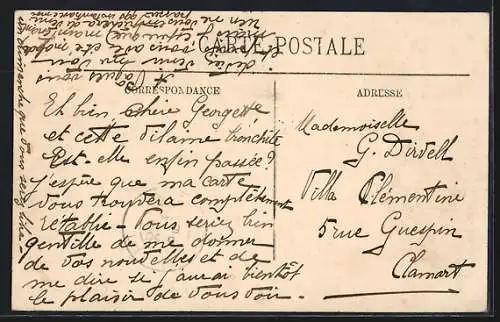 AK Paris, Inondations de 1910, Rue de la Convention avec rues inondées et passants