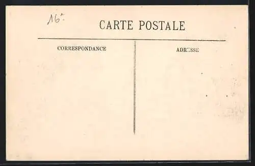 AK Paris, Inondations de 1910, Déménagement rue Gros en barque