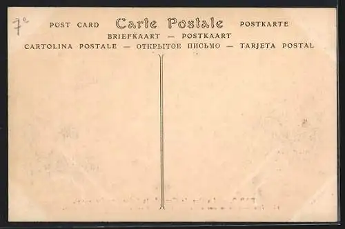 AK Paris, Inondation de la Rue du Bac lors de la Grande Crue de la Seine (Janvier 1910)