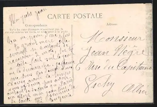 AK Paris, Crue de la Seine 1910, Boulevard Diderot inondé avec passants et barques
