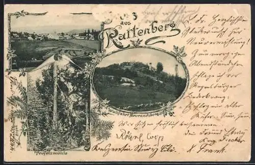 AK Rattenberg / Straubing, Teufelsmühle und Wallfahrt Neurandsberg