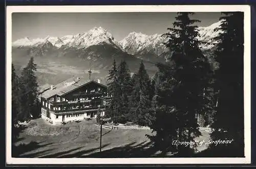 AK Schwaz /Tirol, Alpengasthof Grafenast