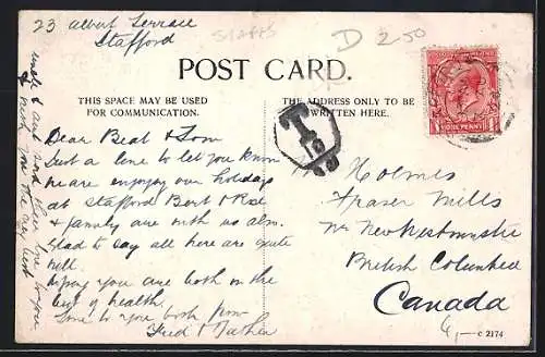 AK Stafford, Victoria Park, Bird`s eye view