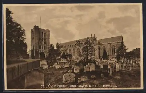 AK Bury St. Edmunds, St. James` Church and Tower