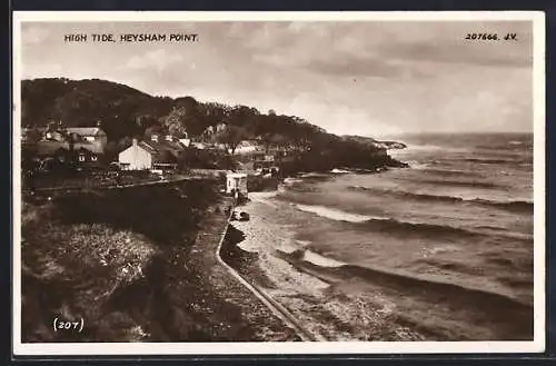 AK Heysham, High Tide at Heysham Point
