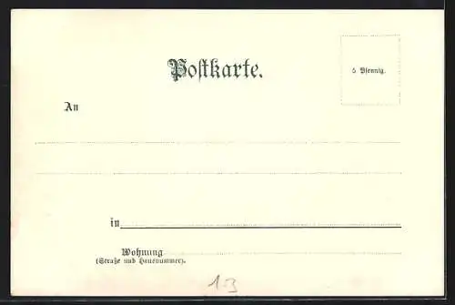 Lithographie Wappen der deutschen Bundesstaaten, Bayern
