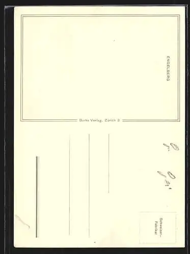 AK Engelberg, Totalansicht vom Berg aus