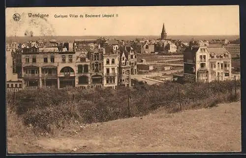 AK Wenduyne, Quelques Villas du Boulevard Léopold II