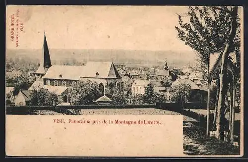 AK Visé, Panorama pris de la Montagne de Lorette