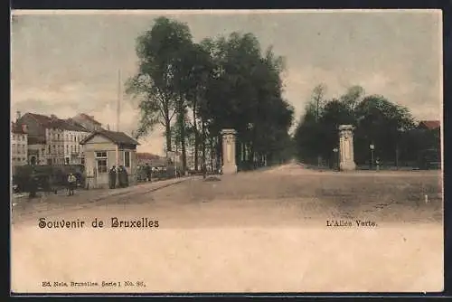 AK Bruxelles, L`Allée Verte