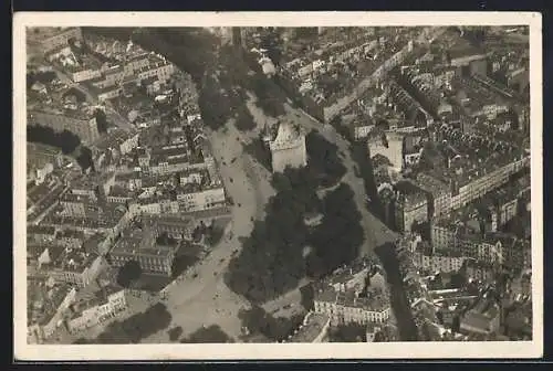 AK Bruxelles, Vue Aèrienne, Porte de Hal