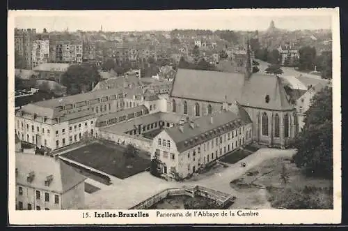 AK Ixelles-Bruxelles, Panorama de l`Abbaye de la Cambre