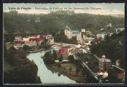 AK Durbuy /Vallée de l`Ourthe, Panorama vu des hauteurs de Tohogne