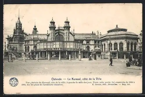 AK Ostende, Le Kursaal, côté de la Ville