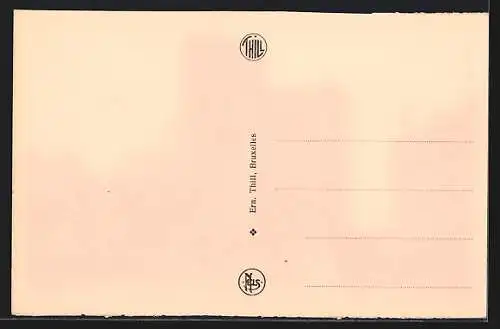 AK Louvain / Leuven, Eglise St. Pierre, place Mathieu de Layens, St. Pieterskerk, Mathieu de Layensplaats, Strassenbahn