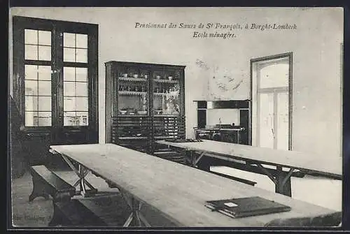 AK Borght-Lombeek, Pensionnat des Soeurs de St. Francois, Ecole ménagère