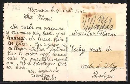 AK Lierneux, Colonie, M. Directoriale