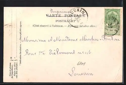 AK Wavre-Notre-Dame, Etablissement des Ursulines, Vue prise du Jardin