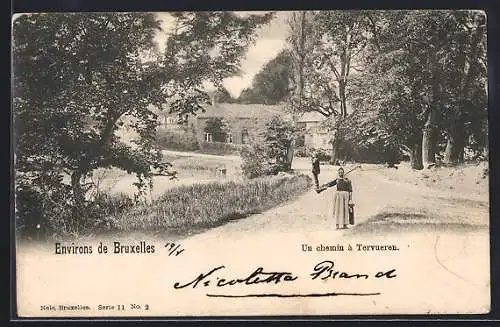 AK Tervueren /Bruxelles, Un chemin