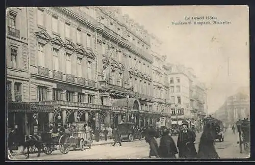 AK Bruxelles, Le Grand Hôtel, Boulevard Anspach