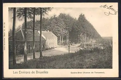AK Quatre-Bras /Bruxelles, Avenue de Tervueren