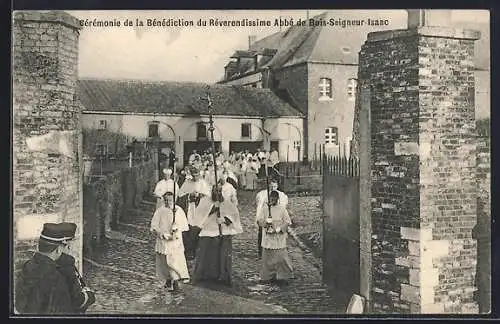 AK Bois-Seigneur-Isaac, Cérémonie de la Bénédiction du Réverendissime Abbé
