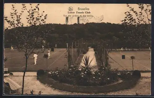 AK Bruxelles, Luxor Tennis Club, Vue des jardins et des tennis