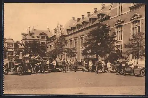 AK Bruxelles-Laeken, Une section d`auto-canons 75 en position de tir