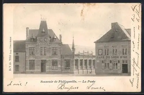 AK Philippeville, La Poste
