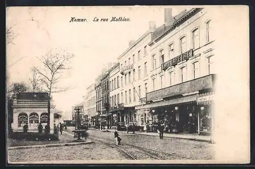 AK Namur, La rue Mathieu