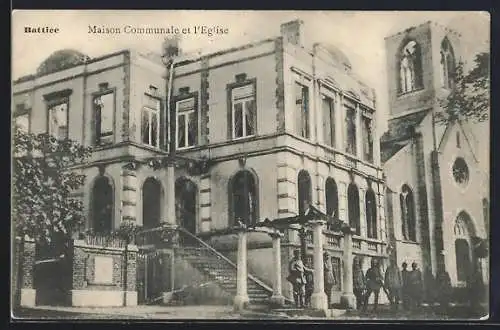AK Battice, Maison Communale et l`Eglise