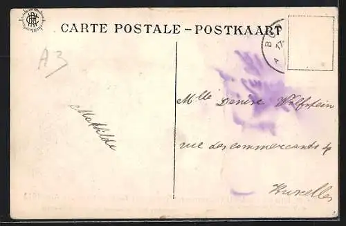 AK Boom, Inhaling van den H. Governeur, Opening der Tentoonstelling 1913, De voorbijtocht der scholen