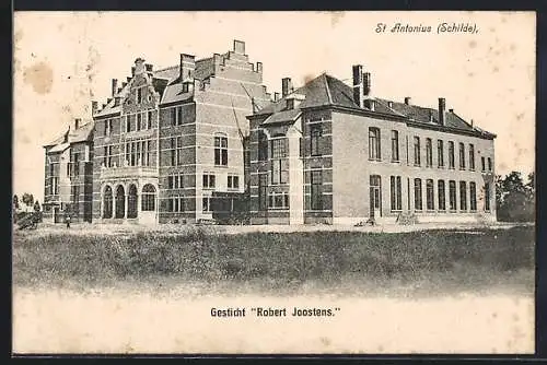 AK Schilde, St Antonius, Gesticht Robert Joostens