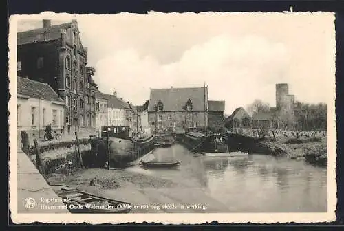 AK Rupelmonde, Haven met Oude Watermolen