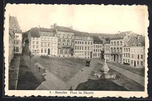 AK Stavelot, Place du Marché