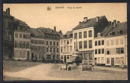 AK Stavelot, Place du marché