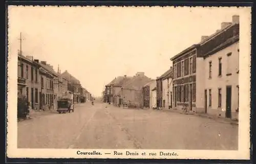 AK Courcelles, Rue Denis et rue Destrée