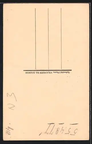 AK Dinant s. Meuse, Hotel de Hollande et d`Angleterre, Propr. E. Famerée-Bernard