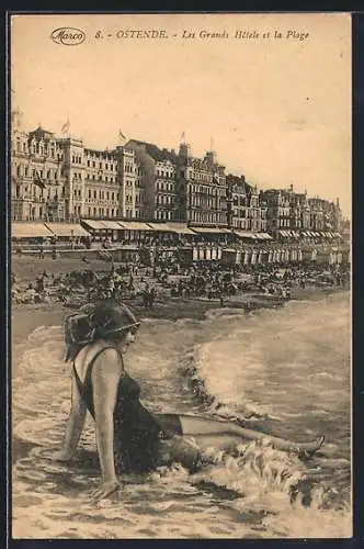 AK Ostende, Les Grands Hôtels et la Plage