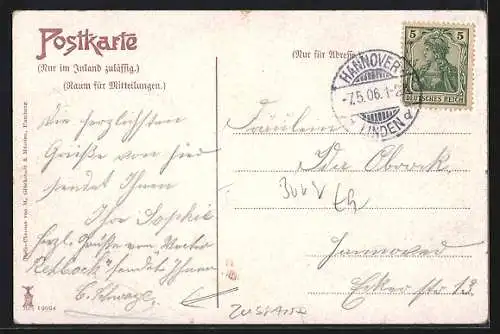 AK Benthe, Vater Rehbock, Terrasse der Gaststätte Erichsruh am Bentherberg