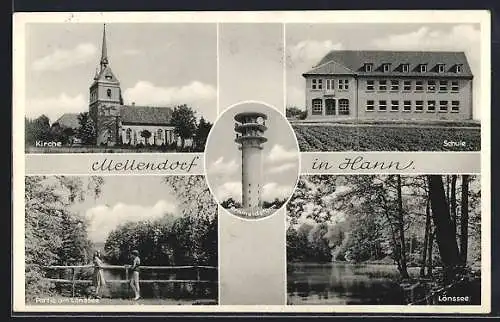 AK Mellendorf in Hann., Verschiedene Motive der Ortschaft