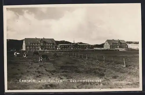AK Rantum, Blick auf das Seeheim Alt-Rantum