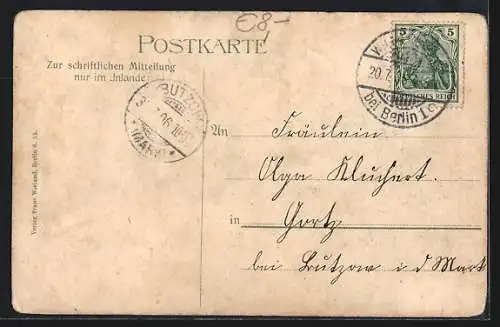 AK Berlin-Tiergarten, Kaiser-Wilhelm-Zelt, Kaiser-Saal, Inhaber Franz Bechly, In den Zelten 2