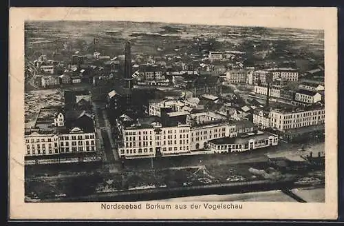 AK Borkum, Nordseebad aus der Vogelperspektive
